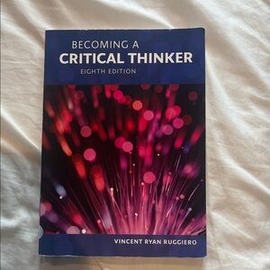 Used 8th edition Becoming a Critical Thinker Book